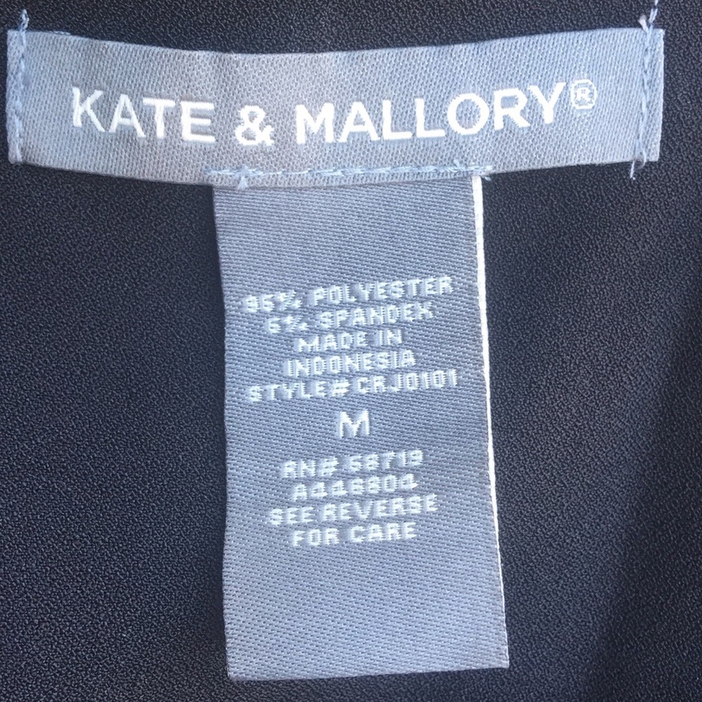 Pretty woven long pleated Top Blazer Black - Picture 8 of 8